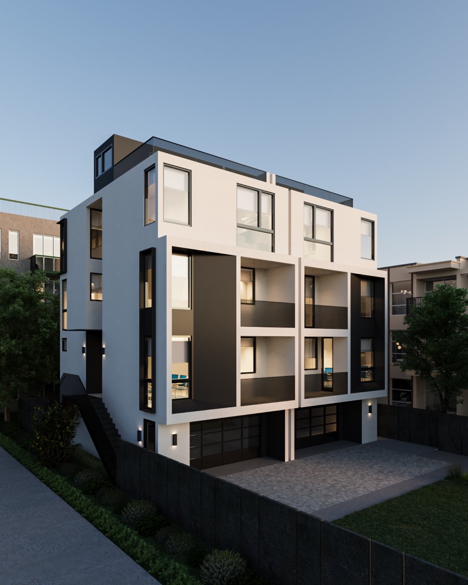 Rendering of the Urban Residences project at 312 Monte Vista Avenue